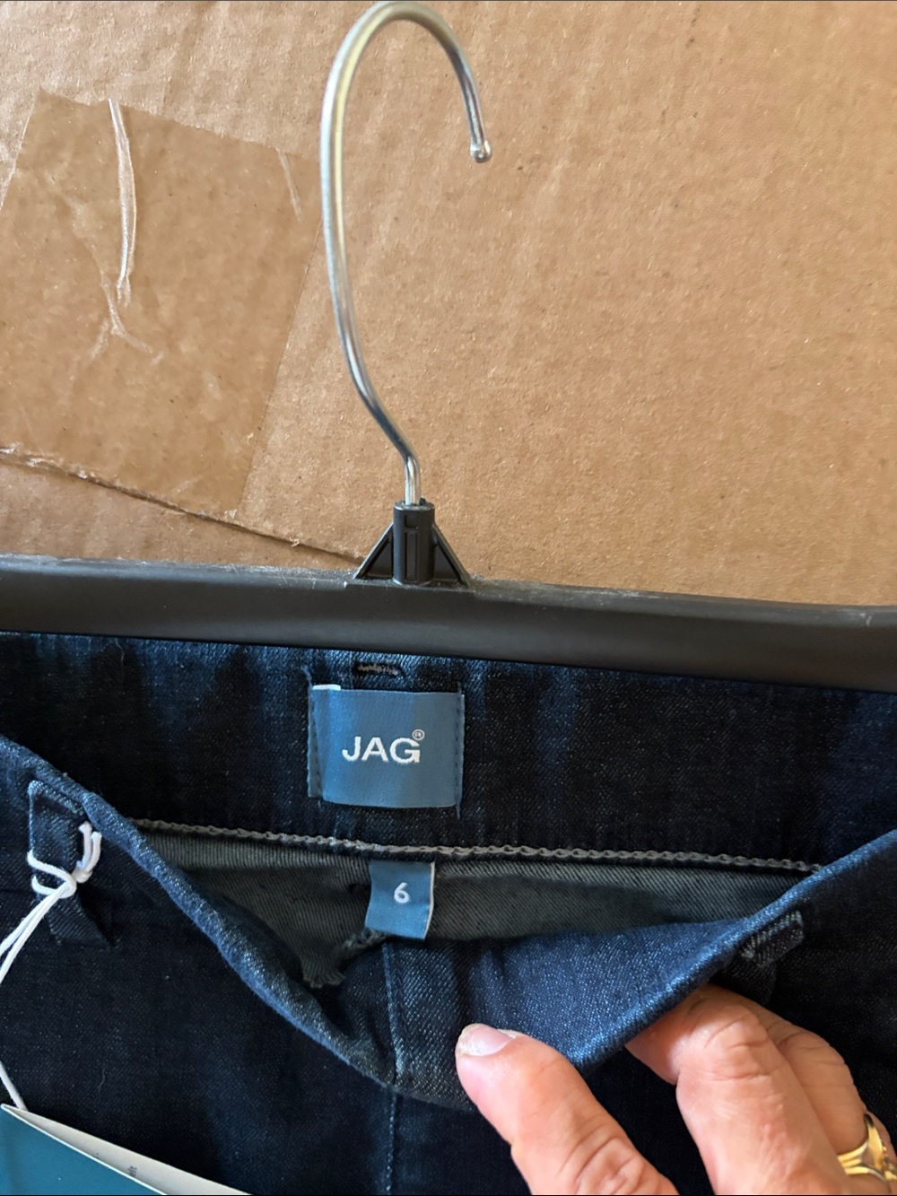 Jag Jeans Dark Navy womens Jean Shorts - Picture 2 of 4